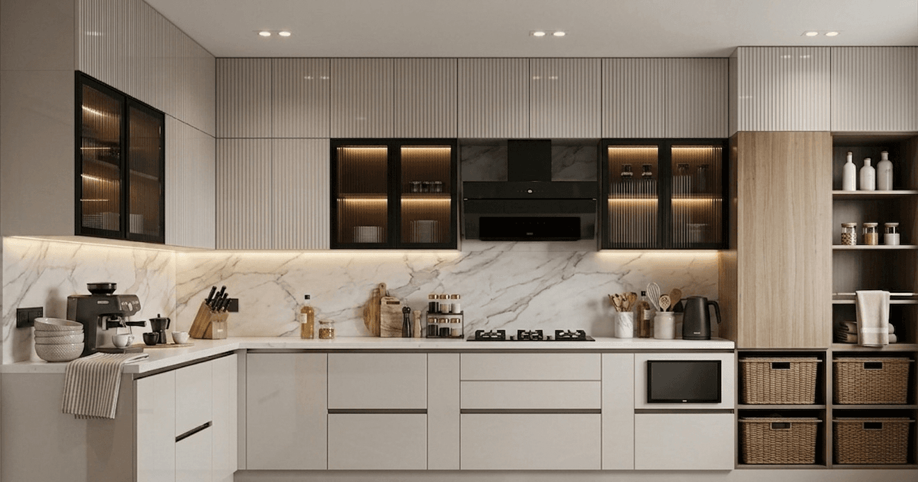 Urban L-Shaped Kitchen