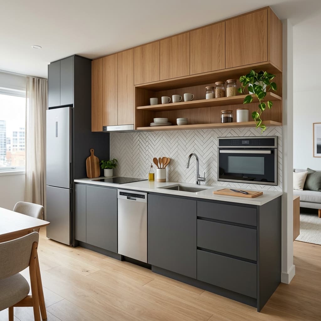 Straight Kitchen