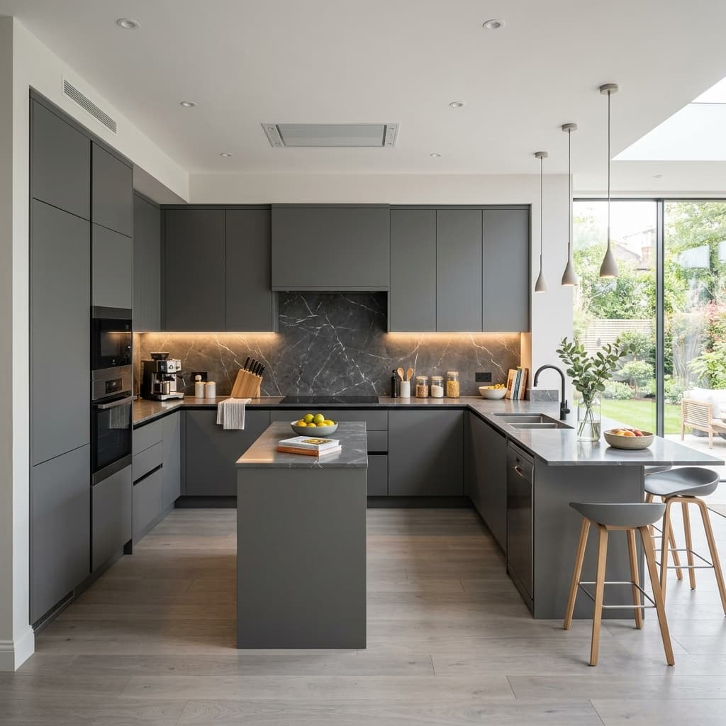 U-Shaped Kitchen