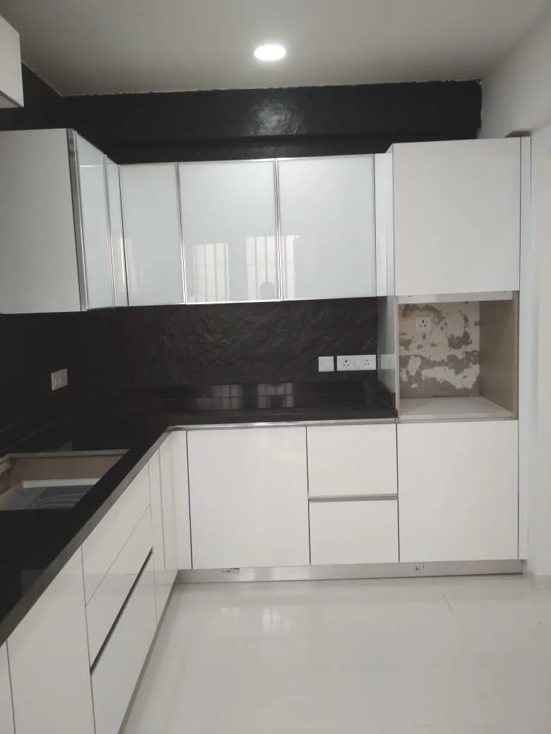 Modern Straight Kitchen with Storage