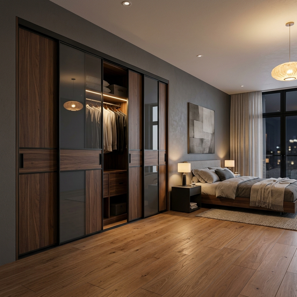 Sliding Type Wardrobes